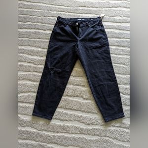 Old Navy Jeans, OG Straight, High Rise, Charcoal Color, Sz 16 plus